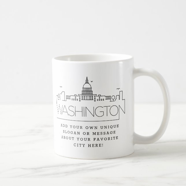 Washington DC | City Skyline Tasse (Rechts)