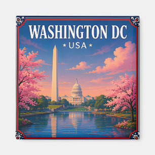 🏛️ Washington DC Denkmal Erinnerung aus der Haupt Magnet