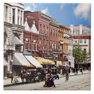 Washington DC - F Str. c1906 Fliese