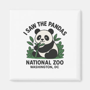 Washington Dc Familienreise Funny Panda Zoo Dc Magnet