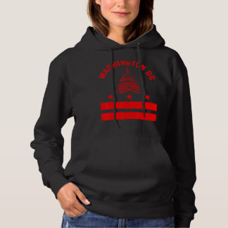 Washington Dc Flag Liebe Hauptstadt Hill Souvenir  Hoodie