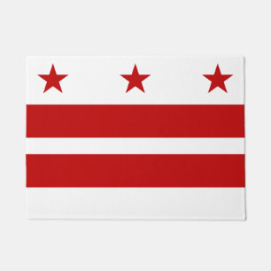 Washington DC-Flagge, amerikanische Staatsflagge Fußmatte