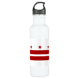 Washington DC-Flagge Edelstahlflasche
