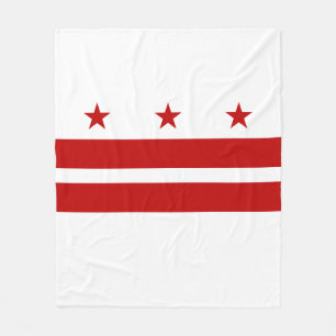 Washington DC-Flagge Fleecedecke