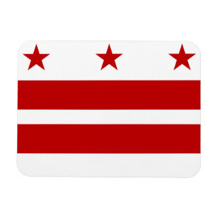 Washington DC-Flagge Magnet