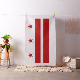 Washington DC-Flagge Stoff