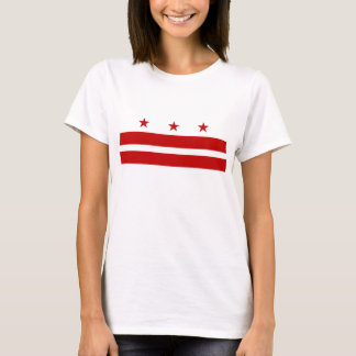 Washington DC-Flagge T-Shirt