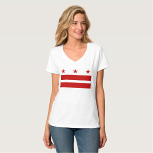 Washington DC-Flagge T-Shirt