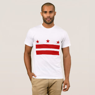 Washington DC-Flagge T-Shirt