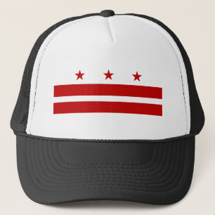 Washington DC-Flagge Truckerkappe