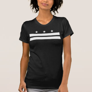 Washington DC-Flagge - Weiß T-Shirt