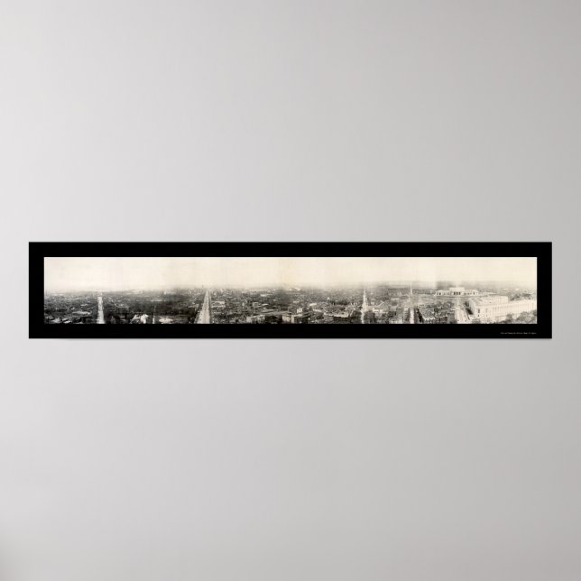 Washington DC Foto 1909 Poster (Vorne)