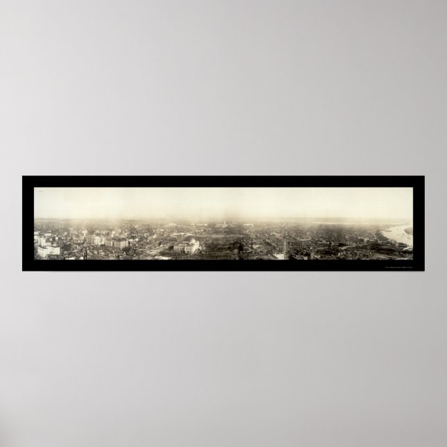Washington DC Foto 1912 Poster (Vorne)