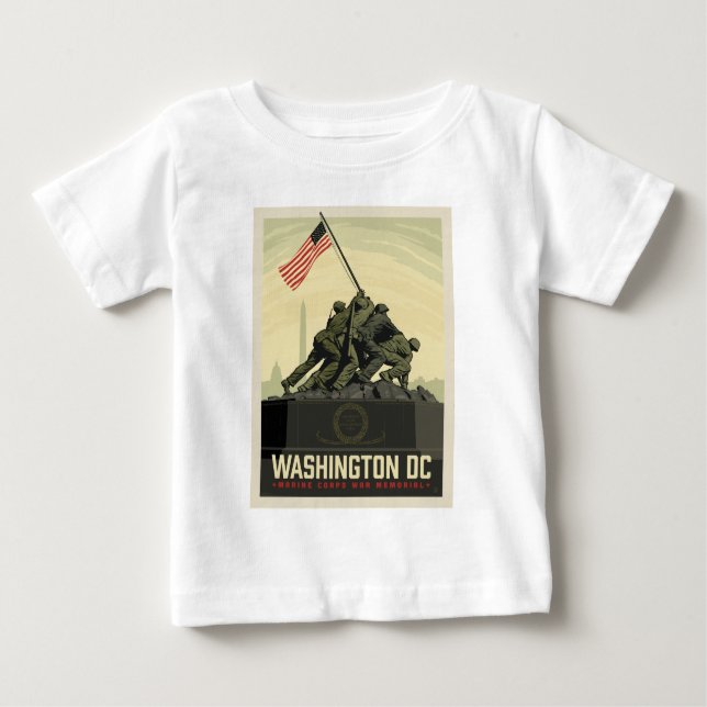 Washington, DC | Gedenkstätte des Marine Corps Baby T-shirt (Vorderseite)