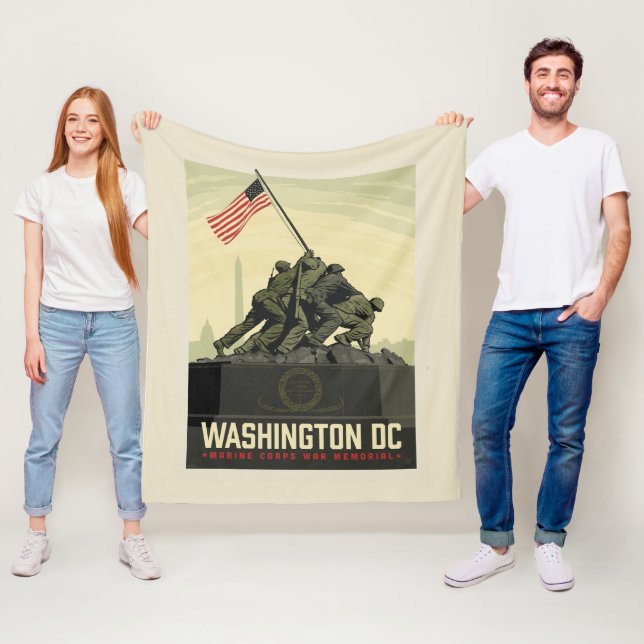 Washington, DC | Gedenkstätte des Marine Corps Fleecedecke (Beispiel)
