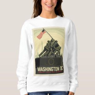 Washington, DC Gedenkstätte des Marine Corps Sweatshirt