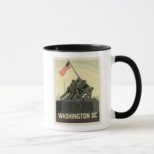 Washington, DC | Gedenkstätte des Marine Corps Tasse (Rechts)
