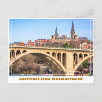 Washington DC Georgetown mit Brücke