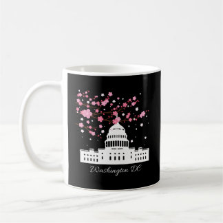 Washington Dc Hauptstadt Gebäude Kirschblüten Kaffeetasse