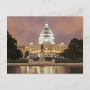 Washington DC, Hauptstadt Gebäude Postkarte