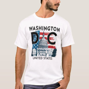 Washington DC Hauptstadt Hill USA Souvenirs Gesche T-Shirt