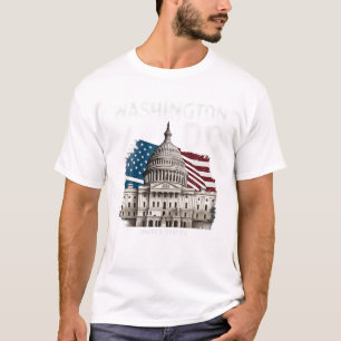 Washington DC Hauptstadt Hill USA Souvenirs Gesche T-Shirt