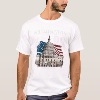 Washington DC Hauptstadt Hill USA Souvenirs Gesche T-Shirt