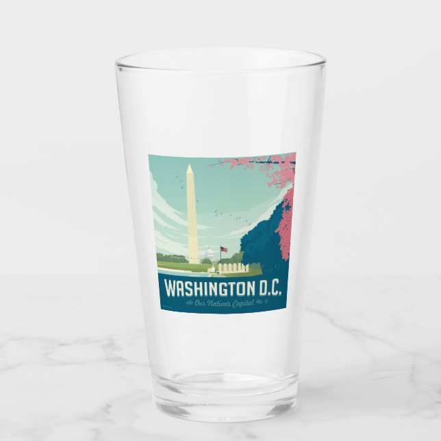 Washington DC | Hauptstadt unserer Nation Glas (Vorderseite)
