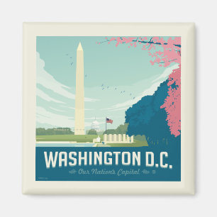 Washington DC   Hauptstadt unserer Nation Magnet