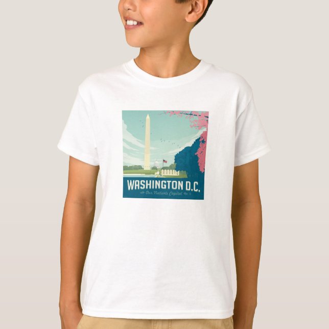 Washington DC | Hauptstadt unserer Nation T-Shirt (Vorderseite)