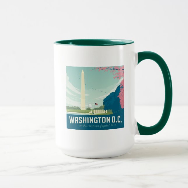 Washington DC | Hauptstadt unserer Nation Tasse (Rechts)