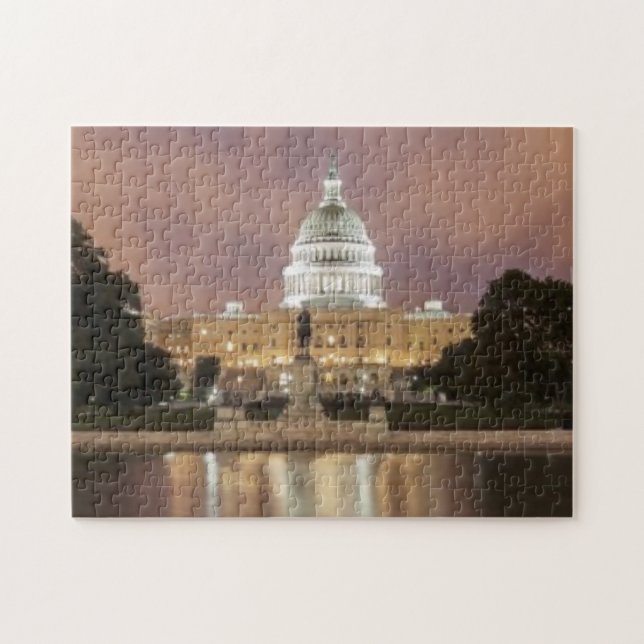 Washington DC, Hauptstadts-Gebäude Puzzle (Horizontal)
