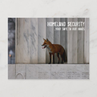 Washington, DC:  Heimat-Sicherheits-Spaß Postkarte