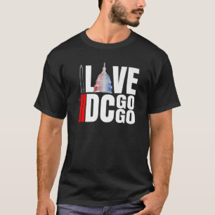 Washington DC I Liebe Go Go Music 13 T-Shirt
