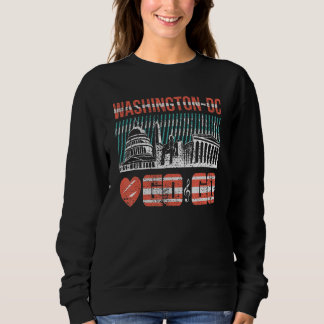 Washington DC I Liebe Go Go Music 3 Sweatshirt