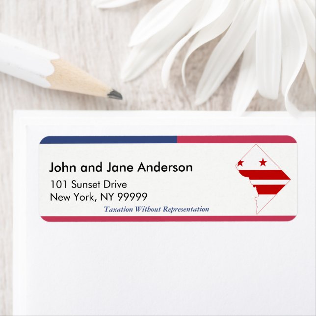 Washington DC Keine Rücksendeadresse der Vertretun (Insitu)