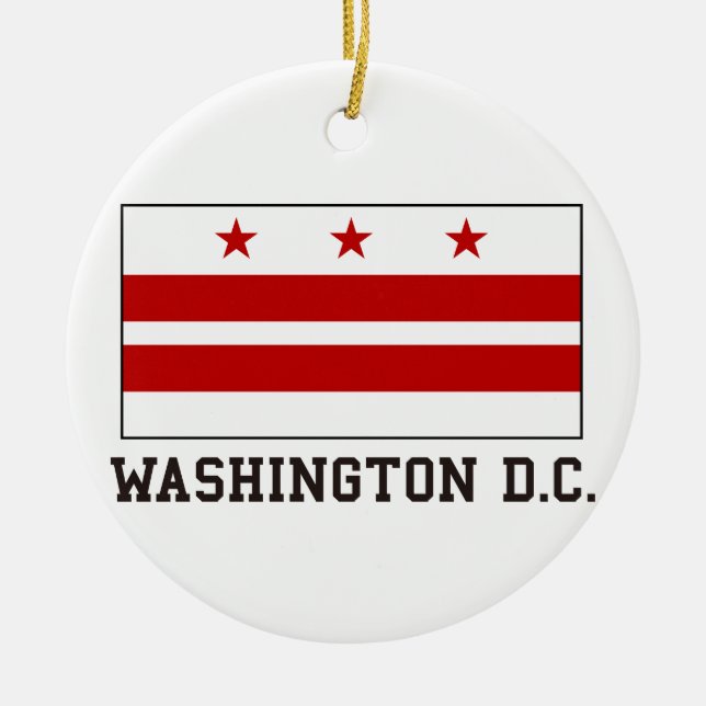 Washington DC Keramik Ornament (Vorne)