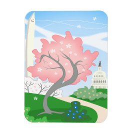 Washington DC Kirry blüht in Bloom Magnet