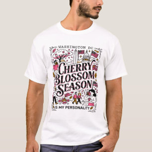 Washington DC Kirschblüten Frühlingszeit T-Shirt