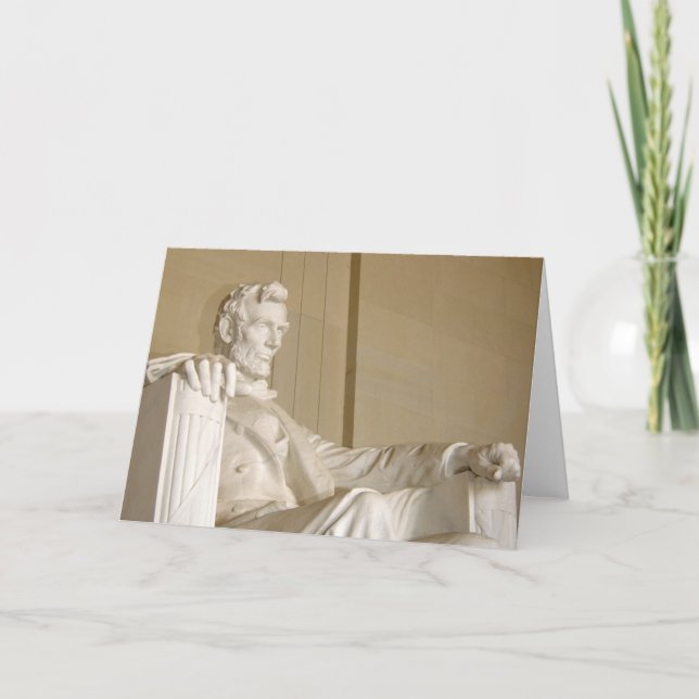 Washington, DC, Lincoln Memorial Karte (Vorderseite)