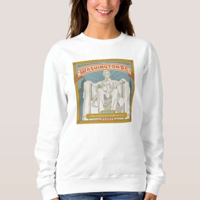 Washington DC | Lincoln Memorial Sweatshirt (Vorderseite)