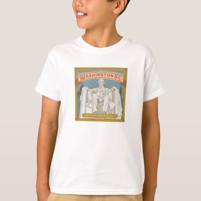 Washington DC | Lincoln Memorial T-Shirt (Vorderseite)