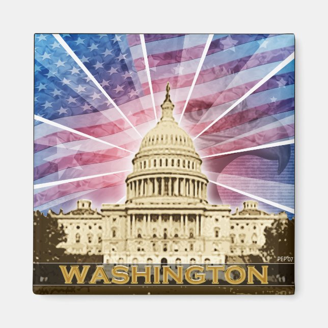 Washington DC Magnet (Vorne)