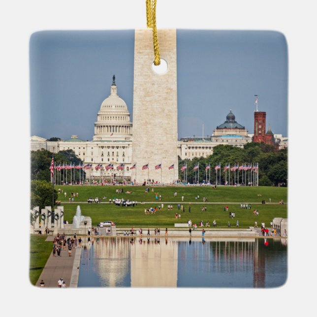 Washington DC Mall Keramikornament (Vorderseite)