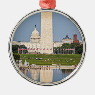 Washington DC Mall Ornament Aus Metall