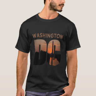 Washington Dc Monument Skyline Urlaub T-Shirt