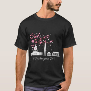 Washington DC Monuts Memorials Kirschblüten T-Shirt