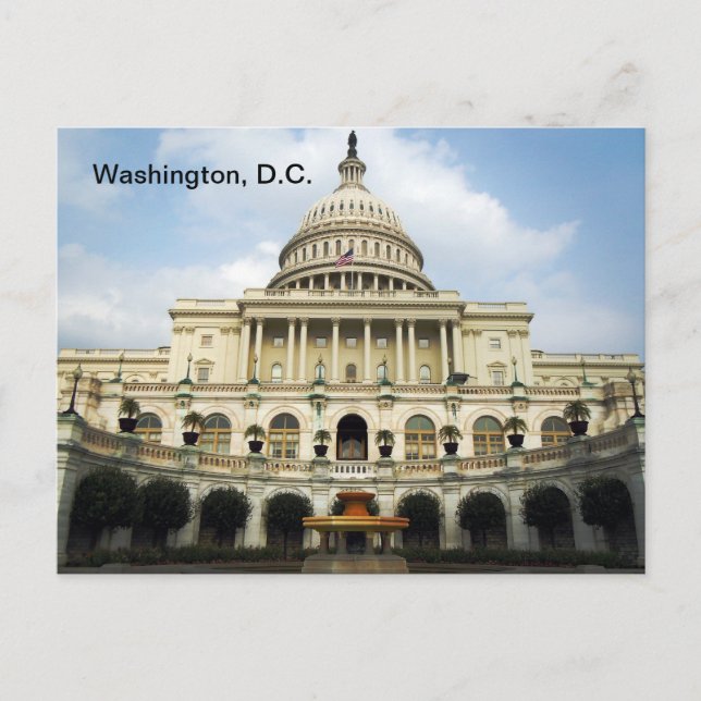 Washington DC Postcard Postkarte (Vorderseite)