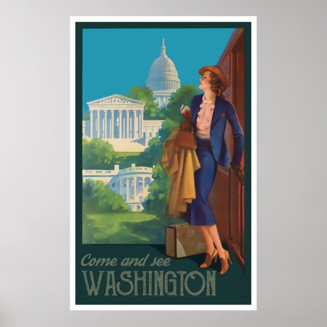 Washington DC Poster (Vorne)
