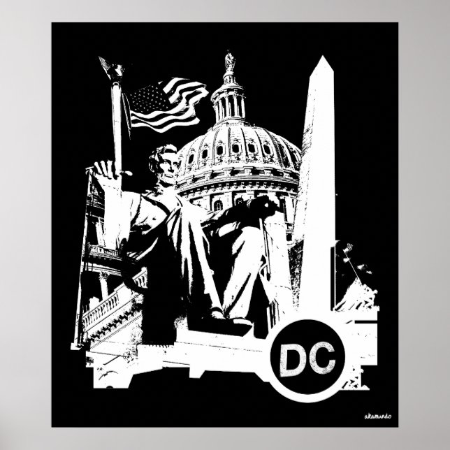 Washington DC Poster (Vorne)
